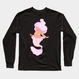 Cherry Blossom Mermaid Long Sleeve T-Shirt